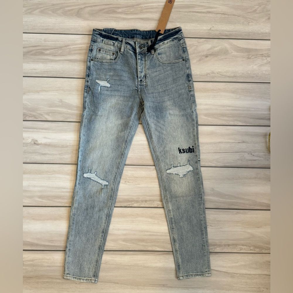 Ksubi Van Winkle Hunter Skinny Jeans Blue Size 30 NWT